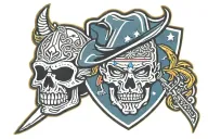 Las Vegas Raiders logo tattoo design idea