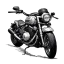 Motor, loneliness, introvert, despair, boredom tattoo design idea