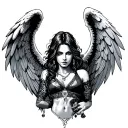 Angel Gangster tattoo design idea