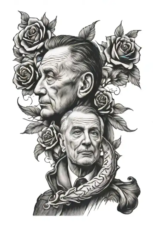 A forearm tattoo of my dad that passed away July 17, 2017 in writing and design tattoo design idea