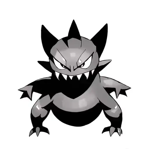 Pokemon Gengar tattoo design idea