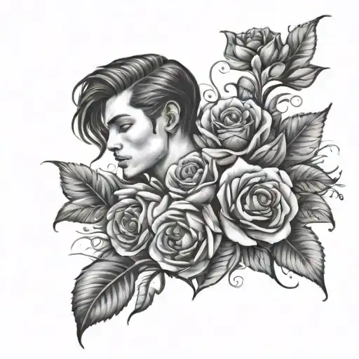Dark Romance tattoo design idea