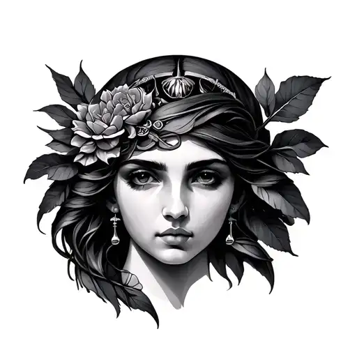 Libra And Gemini tattoo design idea