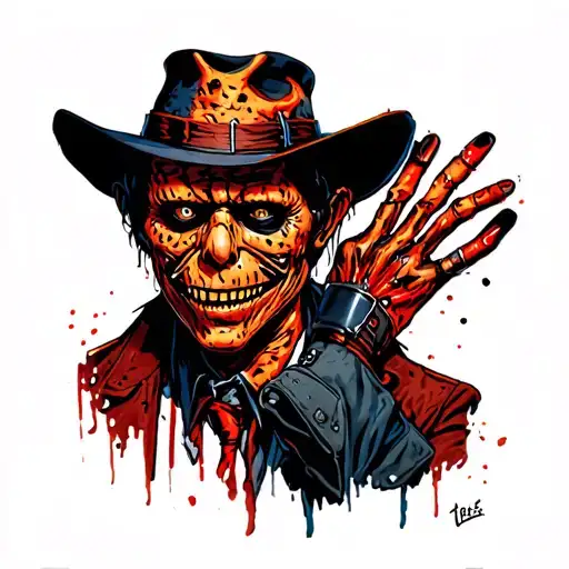 freddy krueger tattoo design idea