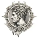stoic virtues tattoo design idea