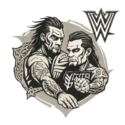 wwe hardy boyz logo tattoo design idea