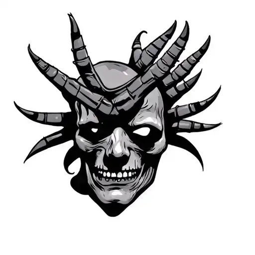 10 line crips tattoo design idea