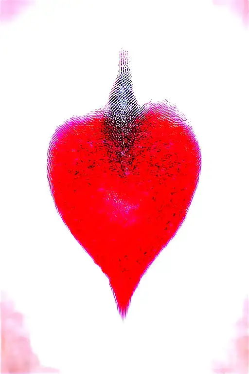 gothic heart stabbed with a dagger intertwined tattoo design idea