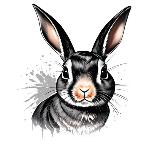 Bad Bunny tattoo design idea