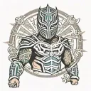 rey mysterio tattoo design idea