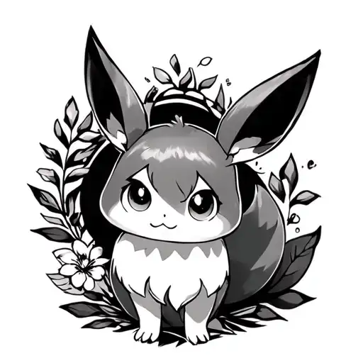 Eevee tattoo design idea