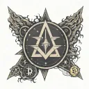 Cryptocurrency Symbols, Pentagram, Satanic, Bitcoin, Crypto, upside down Pentagram, black. ethereum, Bitcoin symbol. tattoo design idea