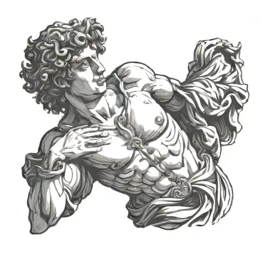 art object david statue tattoo design idea