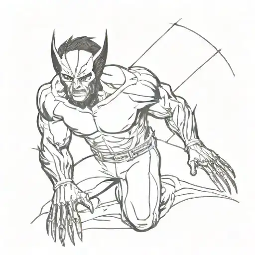 wolverine's grave tattoo design idea