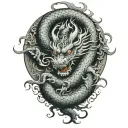 dragon tattoo design idea