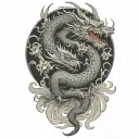 dragon tattoo design idea