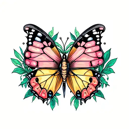 Butterfly effect tattoo design idea