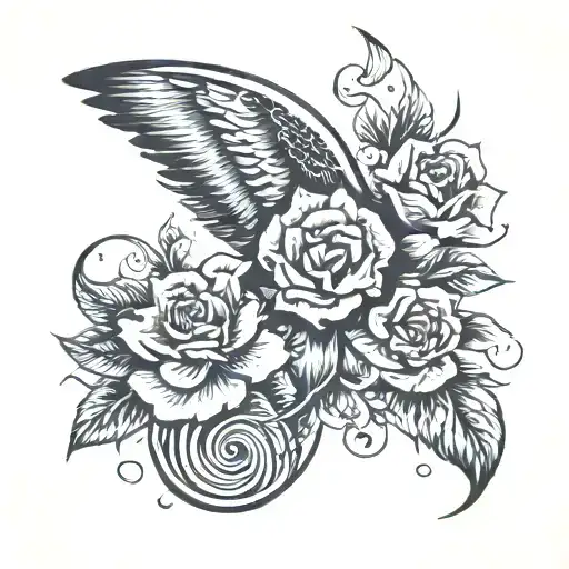 the one who carries light within herself inside tattoo design idea