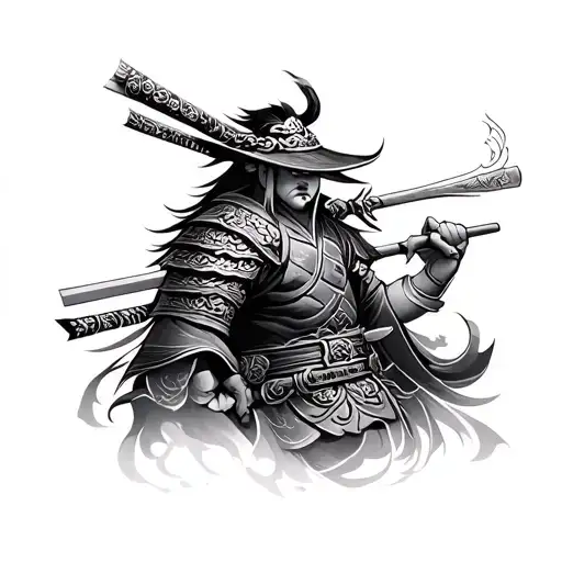 Shogun tattoo design idea
