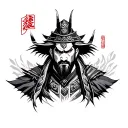 Shogun tattoo design idea