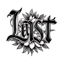 Last Name tattoo design idea