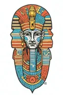 Egyptian man tattoo design idea