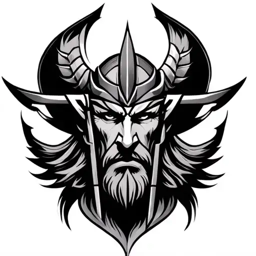 heimdall tribal tattoo tattoo design idea