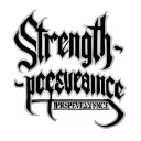 "Strength perseverance" two word ambigram tattoo tattoo design idea