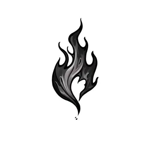 Coverup Flames tattoo design idea