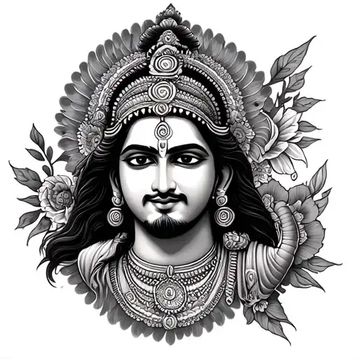 Hindu god tatoo in full arm tattoo tattoo design idea