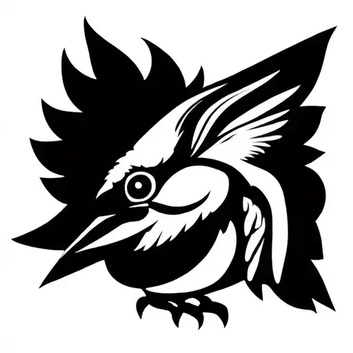 Kookaburra tattoo design idea
