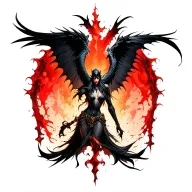 the morrigan tattoo design idea