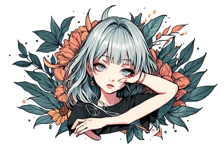 cool random design tattoo design idea