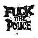 "Fuck The Police" "Fuck The Police" Middle Finger tattoo design idea