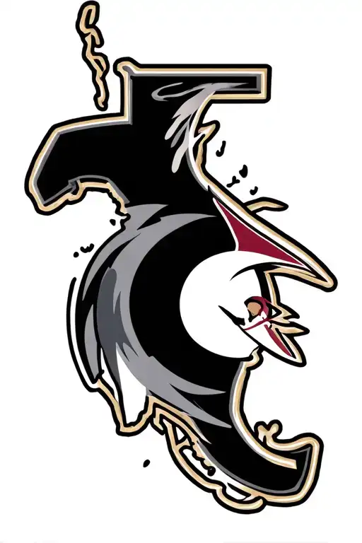 florida state outline nasa logo hurricane tattoo design idea