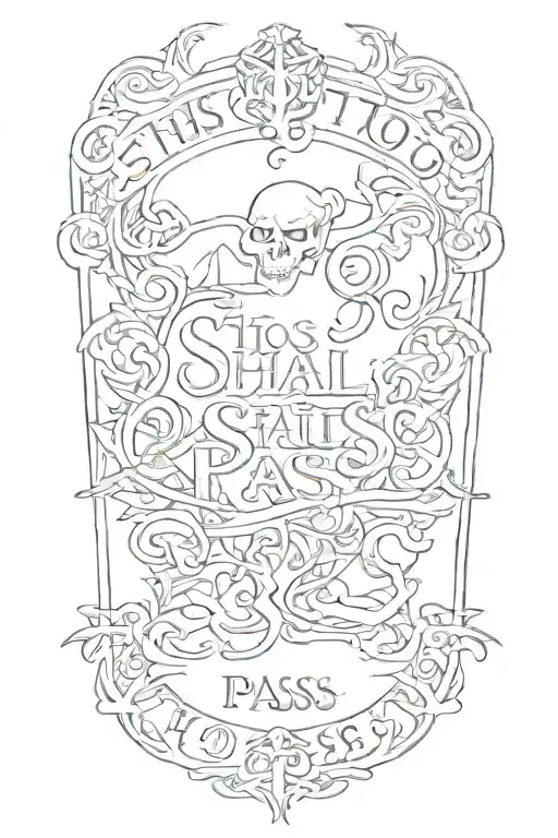 this too shall pass written tattoo design idea