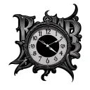 "Richard" hour clock inside tattoo design idea