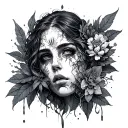 healing trauma tattoo design idea