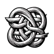 witches knot tattoo design idea