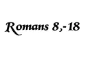 "Romans 8:18" tattoo design idea