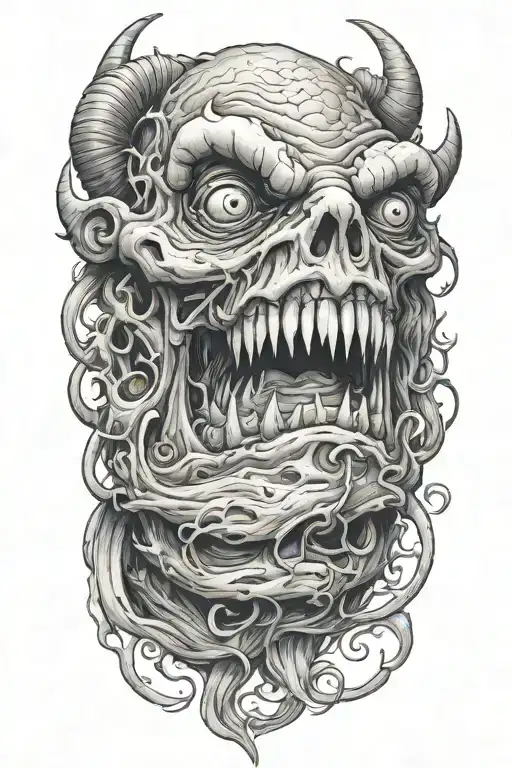 i dont have to apologize for the monster ive become, noone did when they made me one tattoo design idea