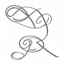 33 number written tattoo design idea