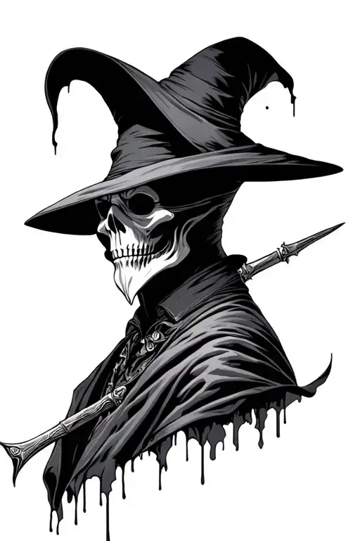 Plague Doctor tattoo design idea