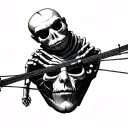 overthinker puppet master with strings tattoo design idea