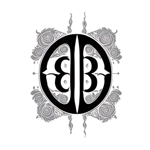 Two Word Ambigram Generator tattoo design idea