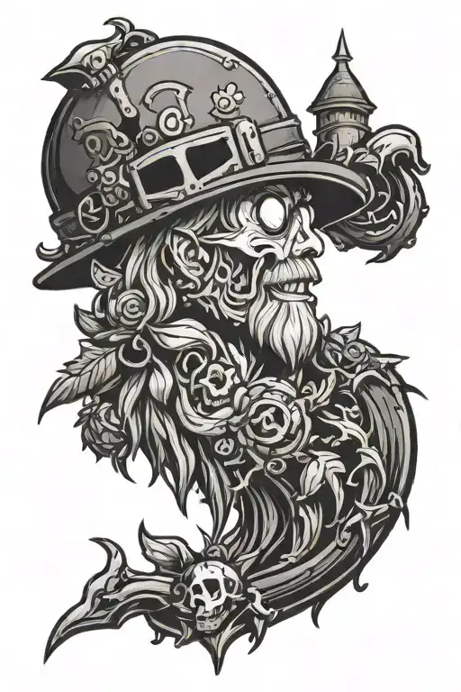 Krobus from Stardew Valley tattoo design idea