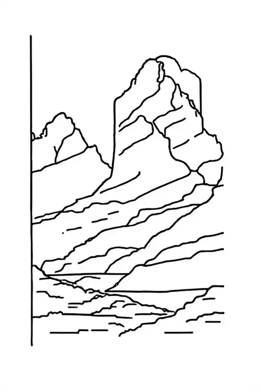 Zion national park tattoo design idea