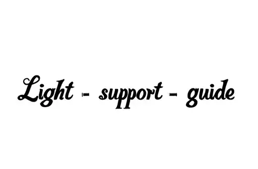 "Light - support - guide 
" tattoo design idea