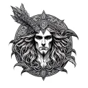 Anglo Saxon tattoo design idea