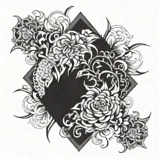 Namakubi tattoo design idea